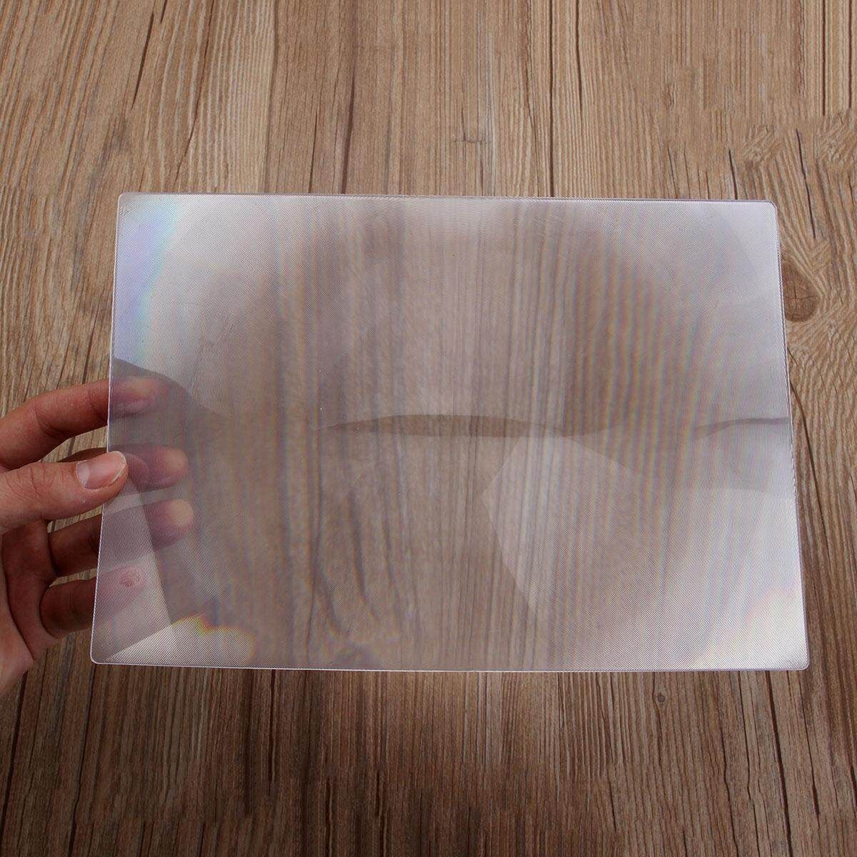 6PCS Magnifying Sheet Fresnel Lens 3X Magnifier