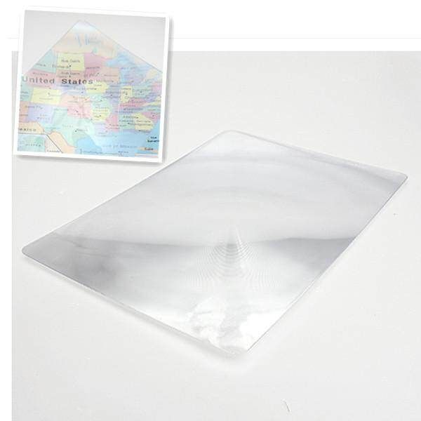6PCS Magnifying Sheet Fresnel Lens 3X Magnifier