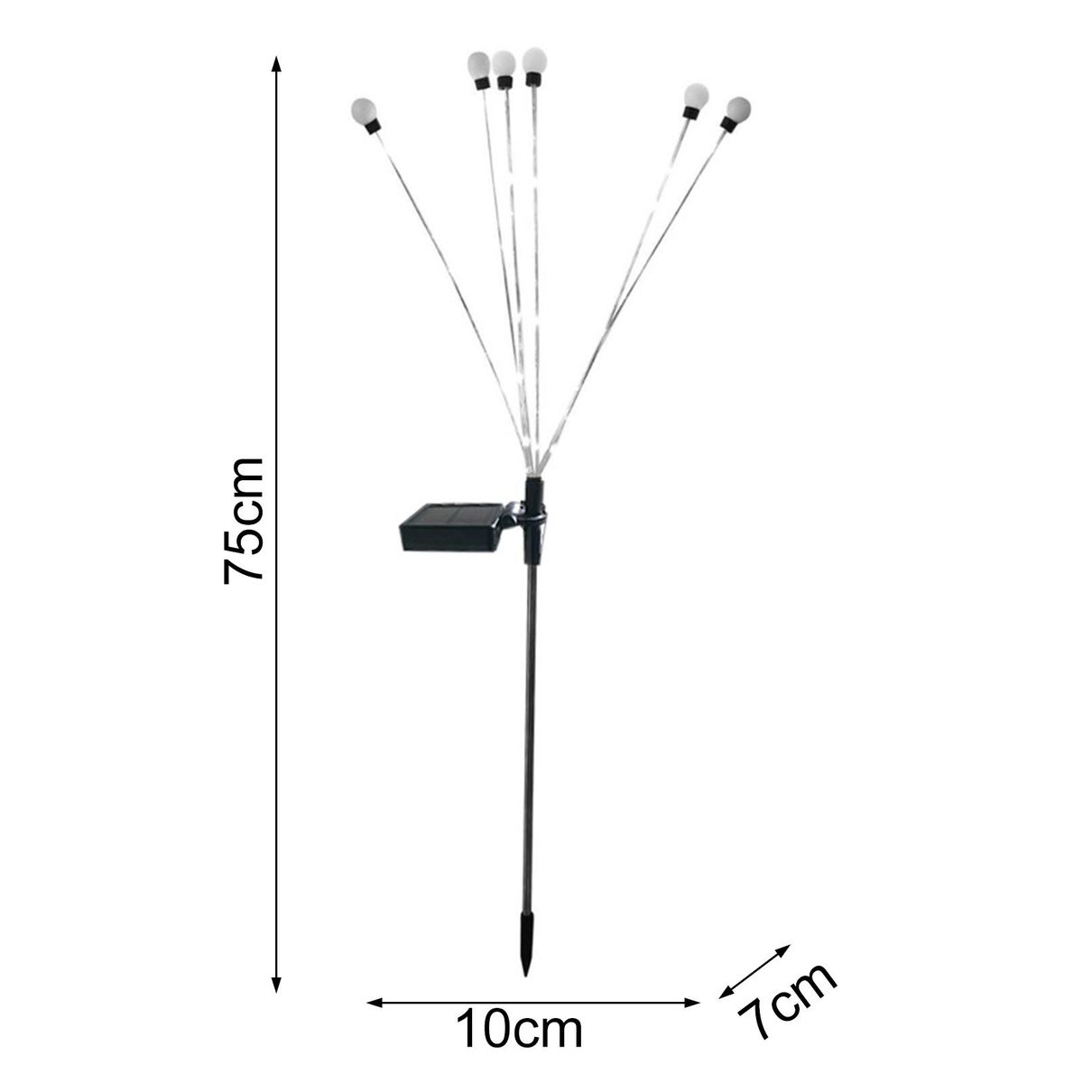 Floor Lamp Firefly Style Garden Lawn Lamp Decoration Multicolor
