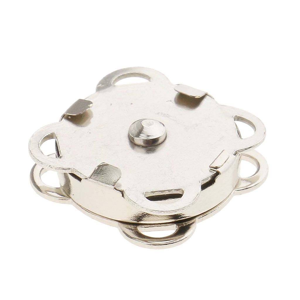 2x10 Sets Sew In Magnetic Bag Clasps For Craft Clothing Bag DIY 14mm