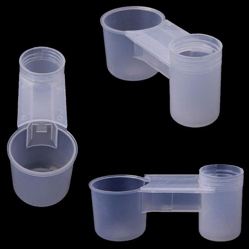 15 Pcs Plastic Soda Water Bottle Bird Drinker Feeder Cup Chicken Pigeons Feeder Trough Animal Feeding Accessories