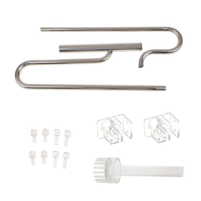 12mm/16mm Dia. Stainless Steel Aquarium Tank Surface Oil Skimmer