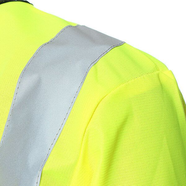Long Sleeve Safety Waistcoat Jacket W/ Reflective Stripes S S