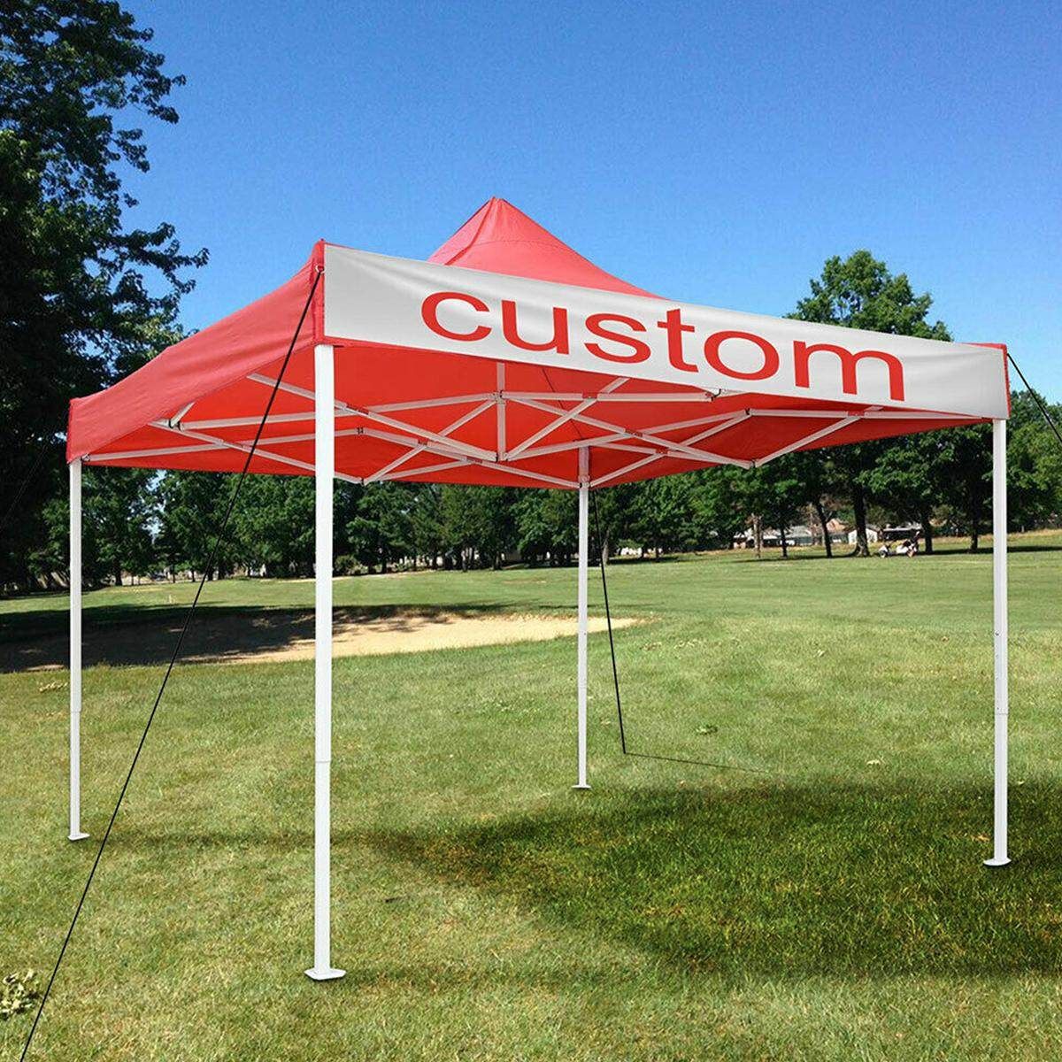 Replacement Canopy Top Patio Pavilion Gazebo Sunshade Polyester Cover Red