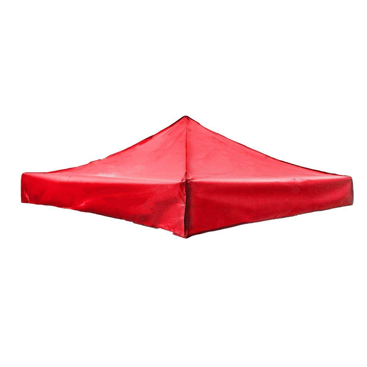 Replacement Canopy Top Patio Pavilion Gazebo Sunshade Polyester Cover Red