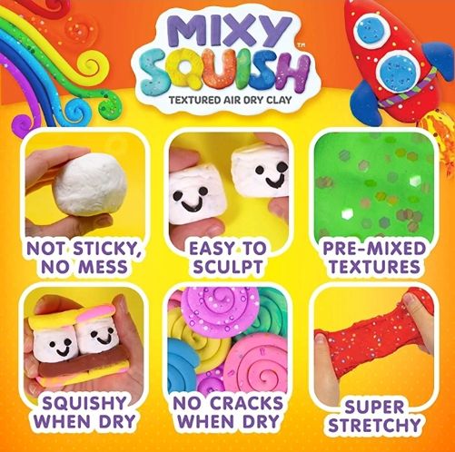 Modeling Clay Dough - Bright Colours (Art & Craft Set)