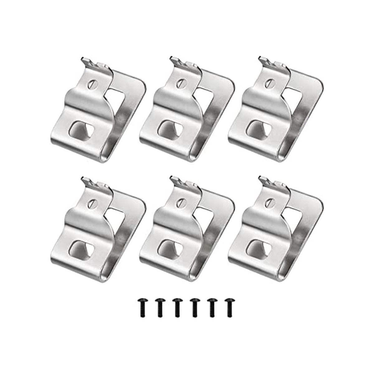 Belt Clip 12Pcs Stainless Steel Drill Tool Clips Hook Kit with Screws for N268241 Fit for 20V Power Tools DCD980 DCD985