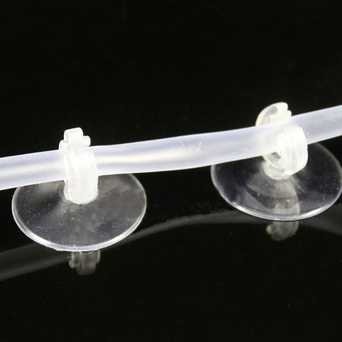10Pcs   Tank Air Line Suction Cup Clips Aquarium Waterpipe Tubing