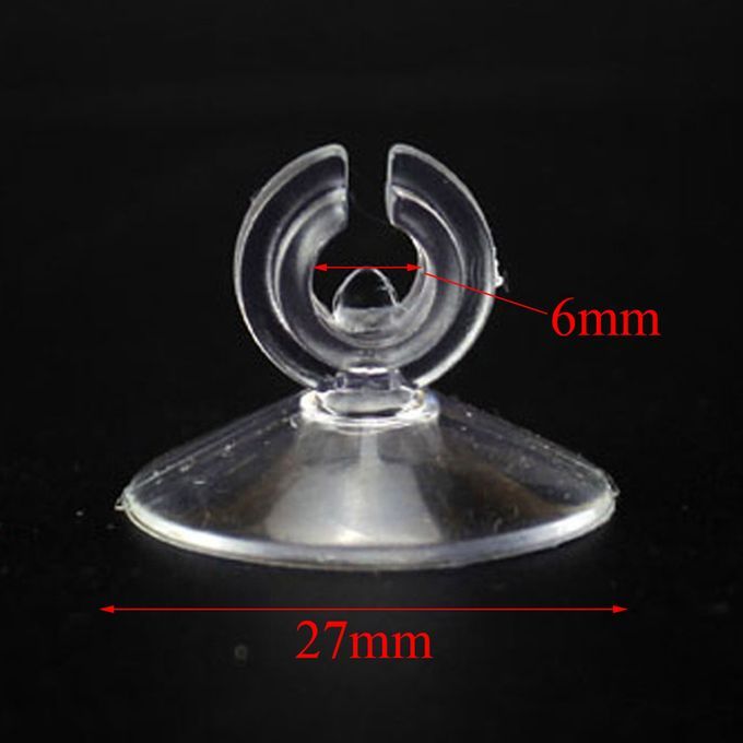10Pcs   Tank Air Line Suction Cup Clips Aquarium Waterpipe Tubing