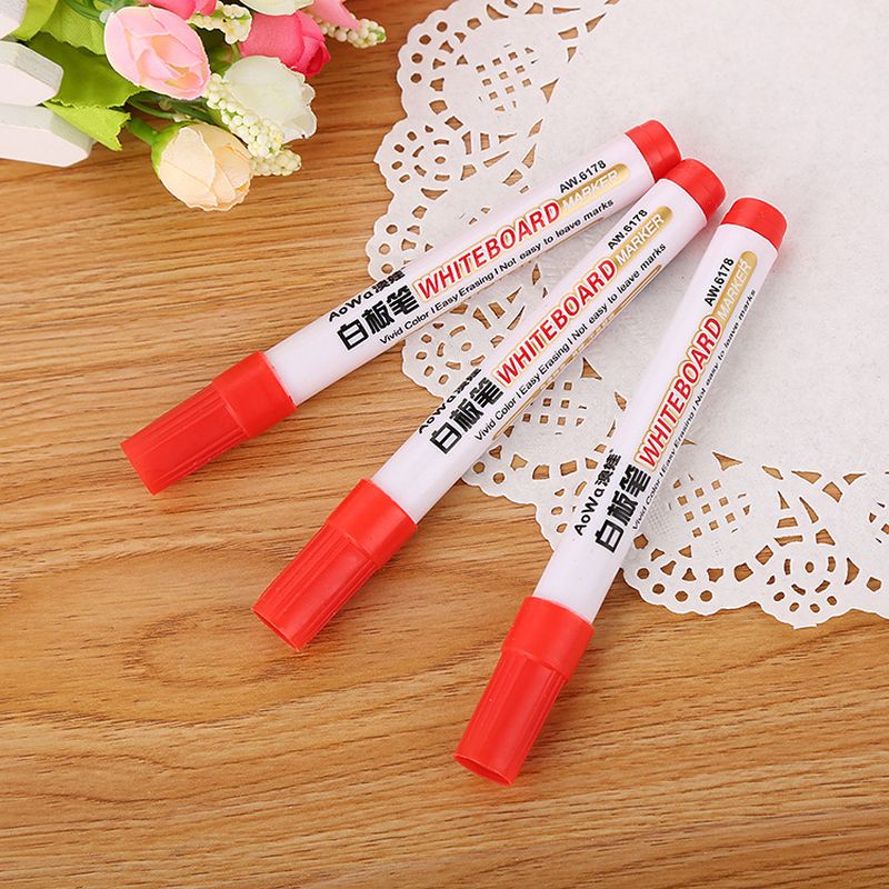 10pcs/box Colorful Whiteboard Pen Black White Boar