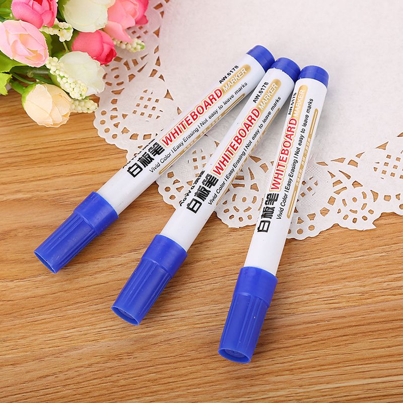 10pcs/box Colorful Whiteboard Pen Black White Boar