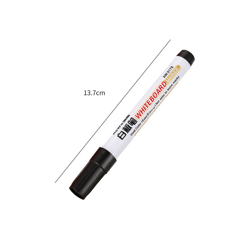 10pcs/box Colorful Whiteboard Pen Black White Boar