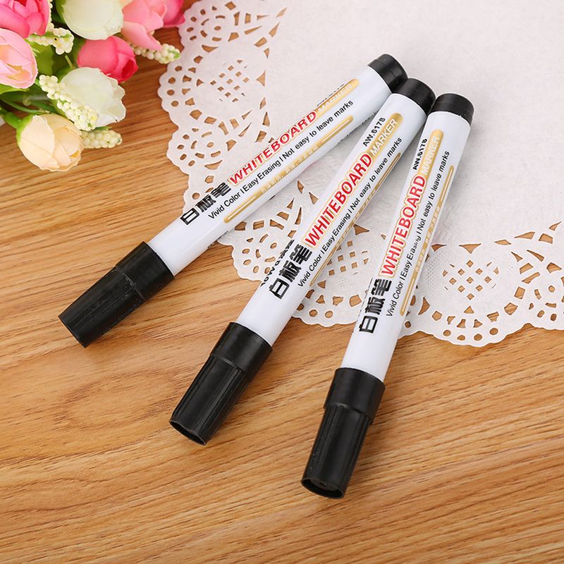 10pcs/box Colorful Whiteboard Pen Black White Boar