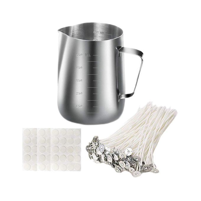 Candle Making Kit Melt Pot Candle Wicks Craft Tools Wick Holder Set 2