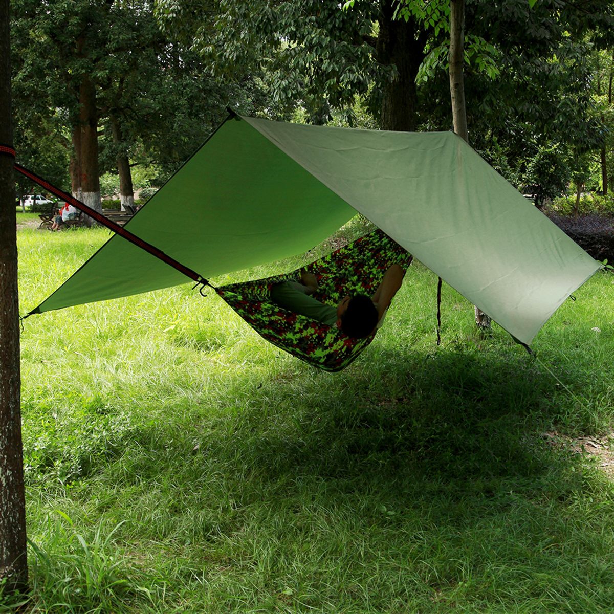 Yard Patio Sunscreen Awning Canopy Shade  Green