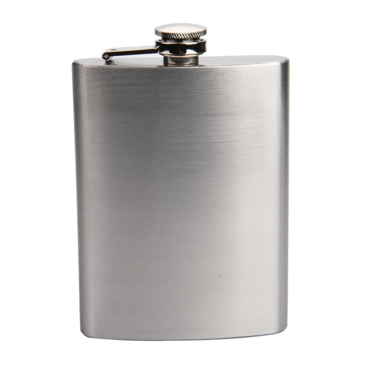 Portable Hip Flask Set Alcohol Funnel Cups Pocket Wine Silver 13.5x9cm