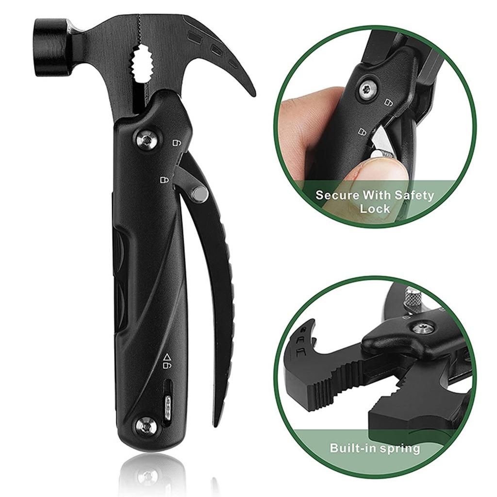 Multifunctional Hammer Portable Folding Multi-purpose Outdoor Survival