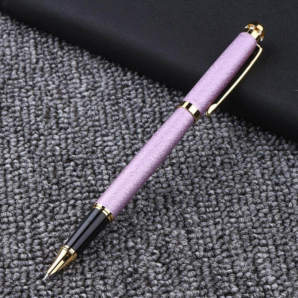 Hero 9120 0.5mm Metal Fountain Pen Writing Gift Fine Nib Students Office Purple