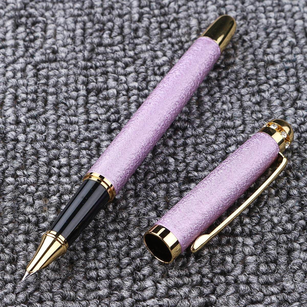Hero 9120 0.5mm Metal Fountain Pen Writing Gift Fine Nib Students Office Purple