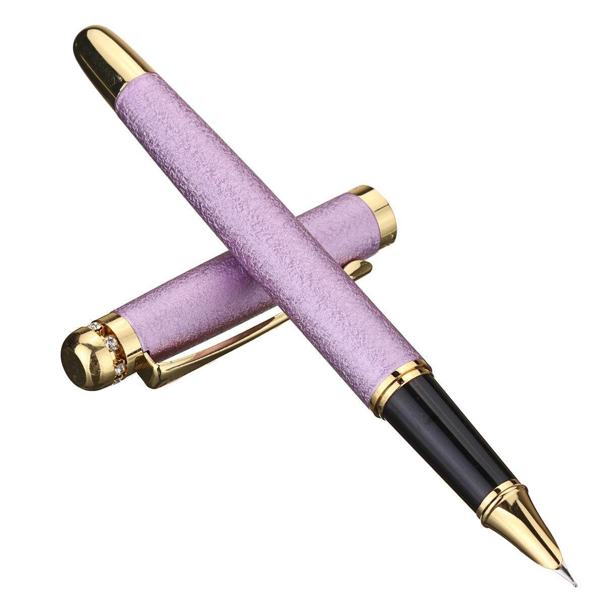 Hero 9120 0.5mm Metal Fountain Pen Writing Gift Fine Nib Students Office Purple