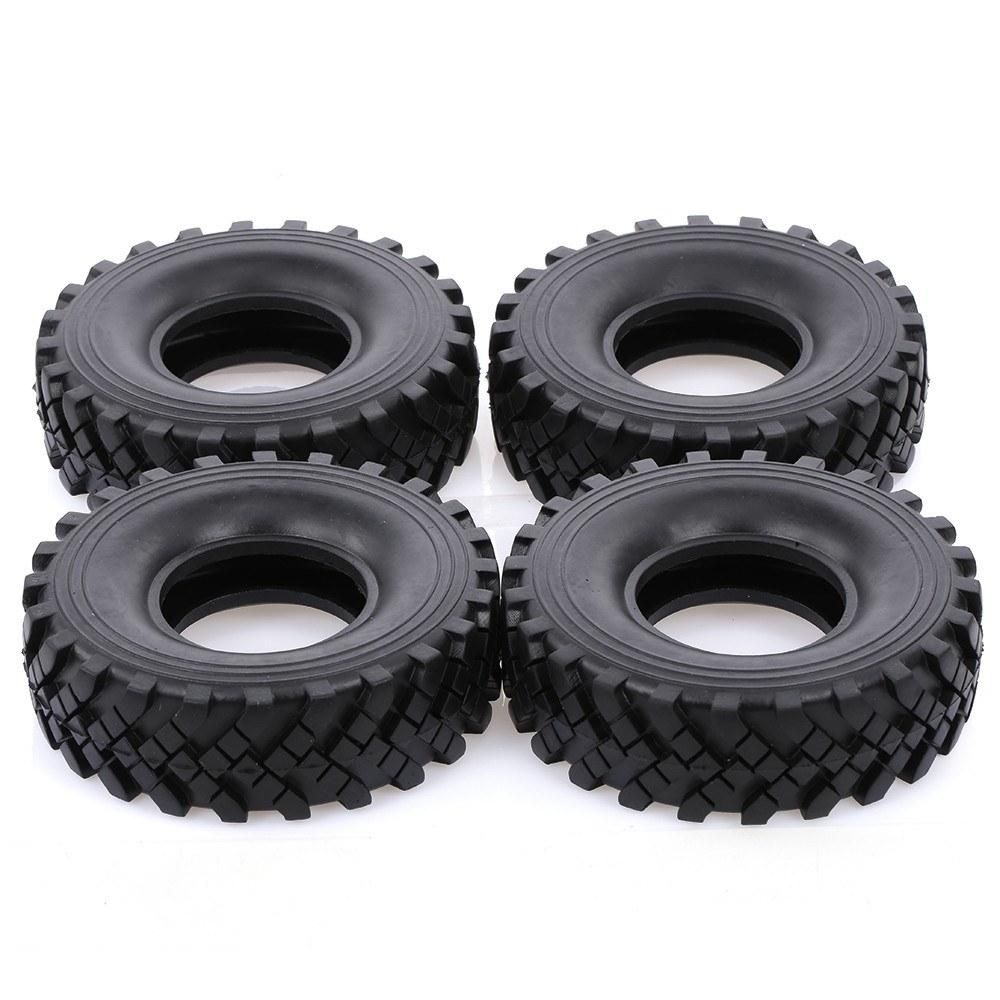 4Pcs 2.2 Inch 127mm Rock Crawler Tires 1/10 RC Rock Crawler Tires for 1:10 Rock Axial Wraith RR10 TRX-4 RC Rock Crawler Jeep Truck