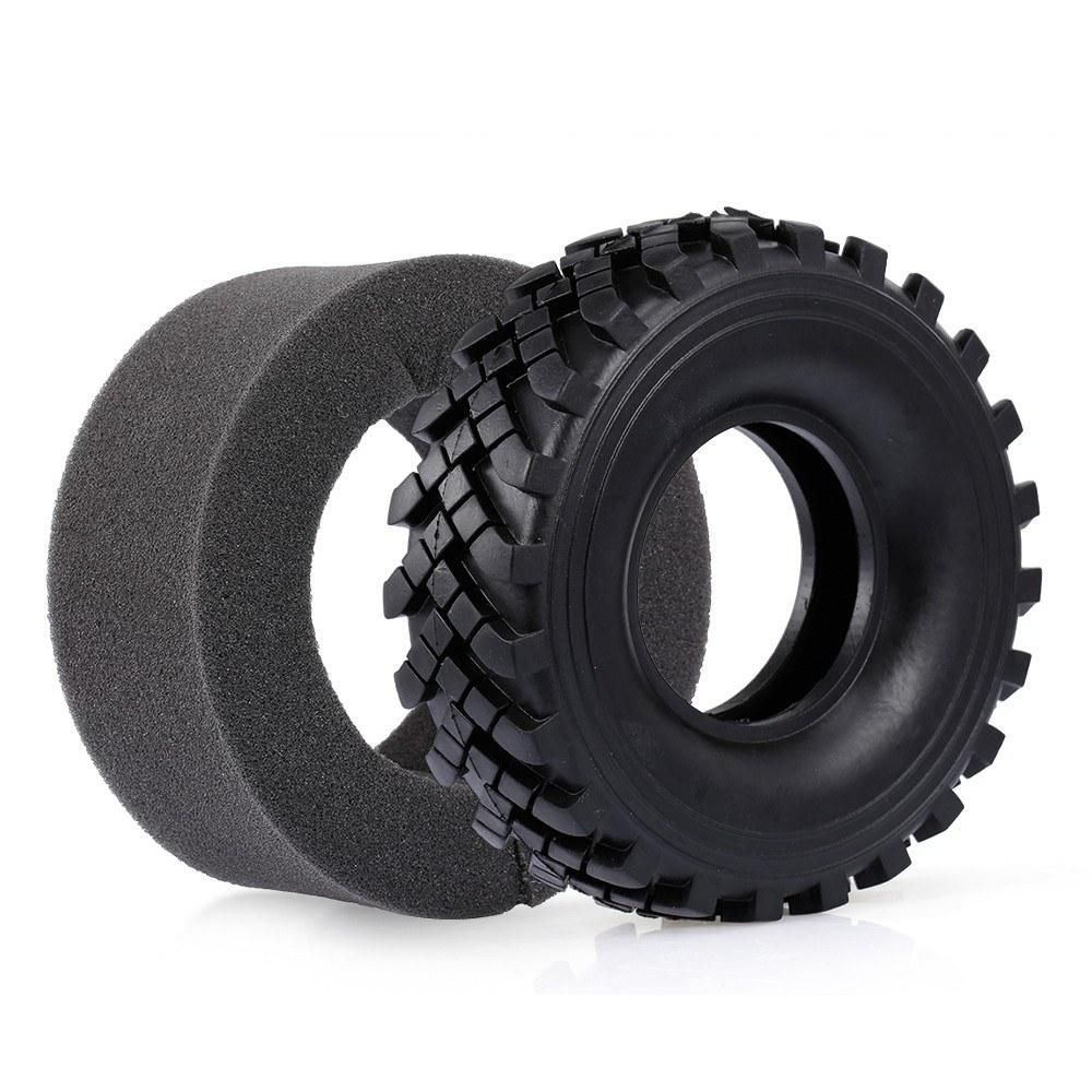 4Pcs 2.2 Inch 127mm Rock Crawler Tires 1/10 RC Rock Crawler Tires for 1:10 Rock Axial Wraith RR10 TRX-4 RC Rock Crawler Jeep Truck