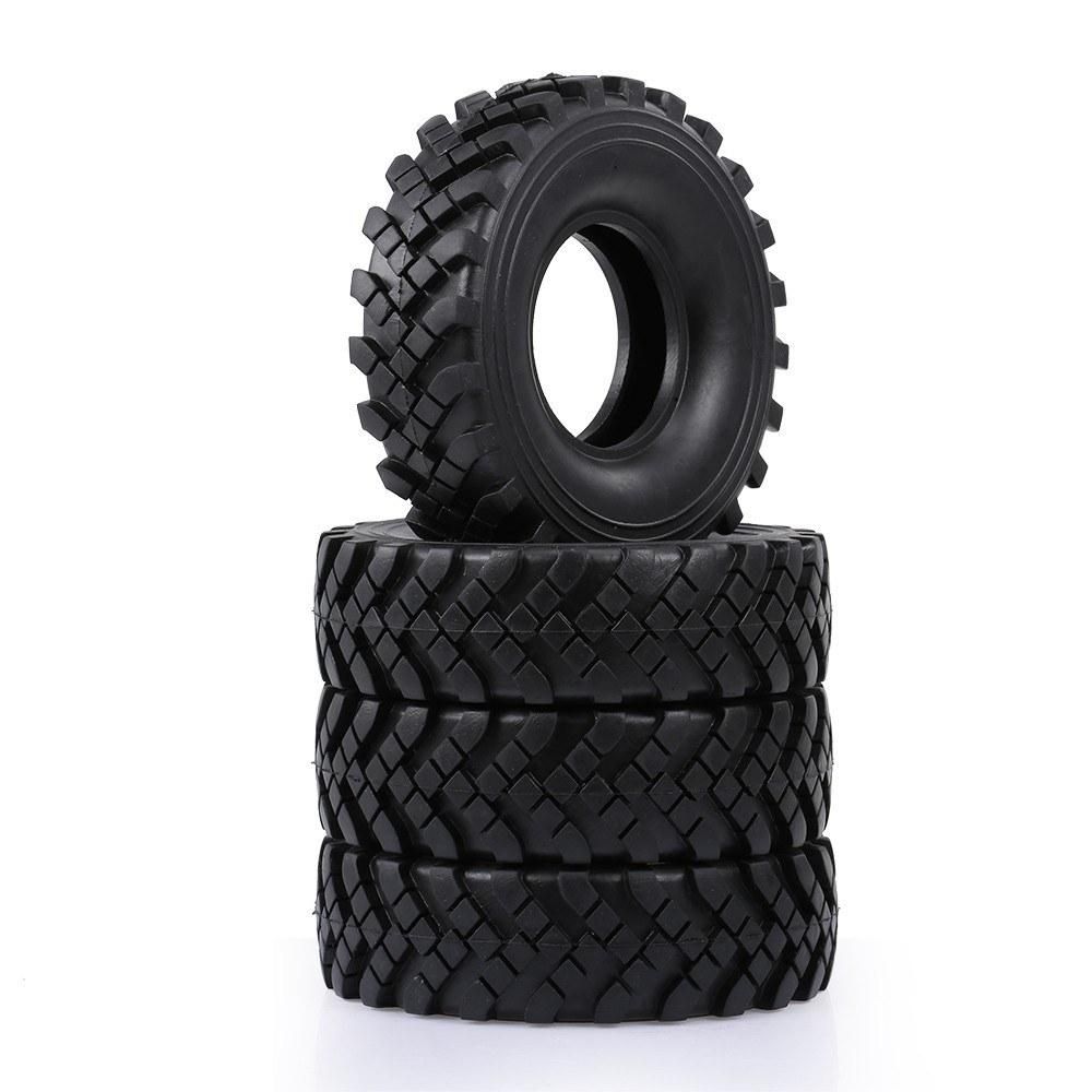4Pcs 2.2 Inch 127mm Rock Crawler Tires 1/10 RC Rock Crawler Tires for 1:10 Rock Axial Wraith RR10 TRX-4 RC Rock Crawler Jeep Truck