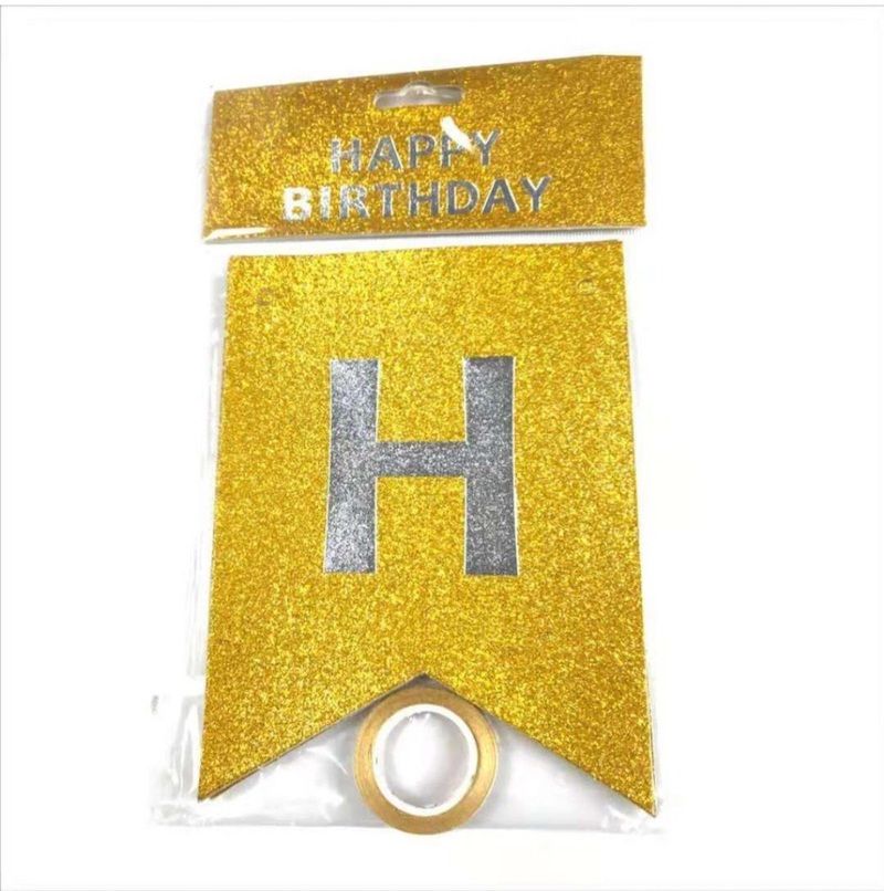 13 Letter Happy Birthday Banner