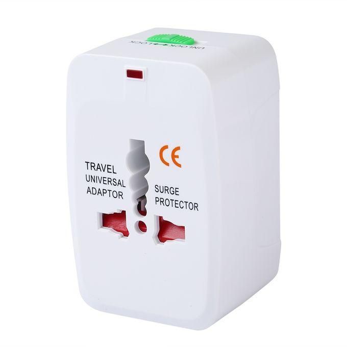 110-250V Travel Universal Converter With Dual USB Interfaces EU / UK / US / AU Plug Standard Wall Charger Travel Adapter