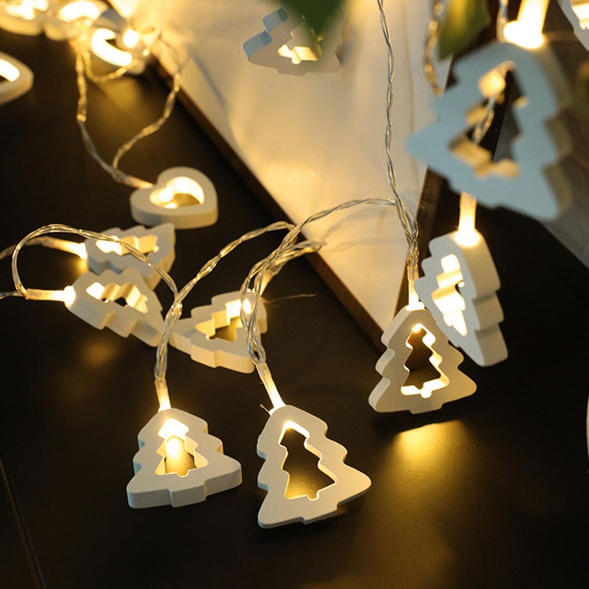 Soft Warm Light Fixture Love Glow Festive Pendant Warm for Christmas Warm White