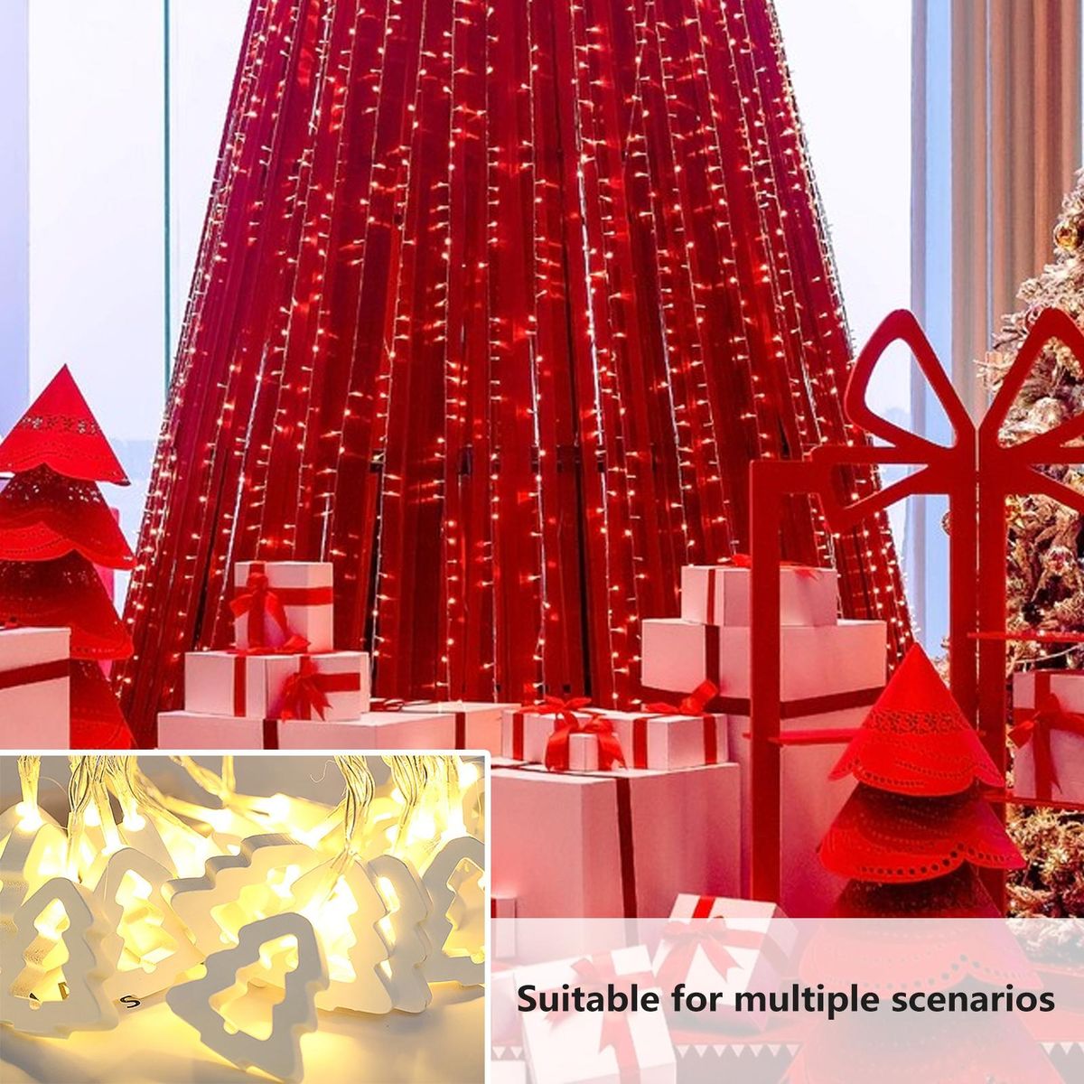 Soft Warm Light Fixture Love Glow Festive Pendant Warm for Christmas Warm White
