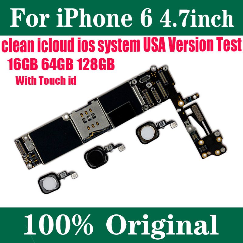 Factory For IPhone 6 Motherboard 16GB 32GB 64GB 128GB,For