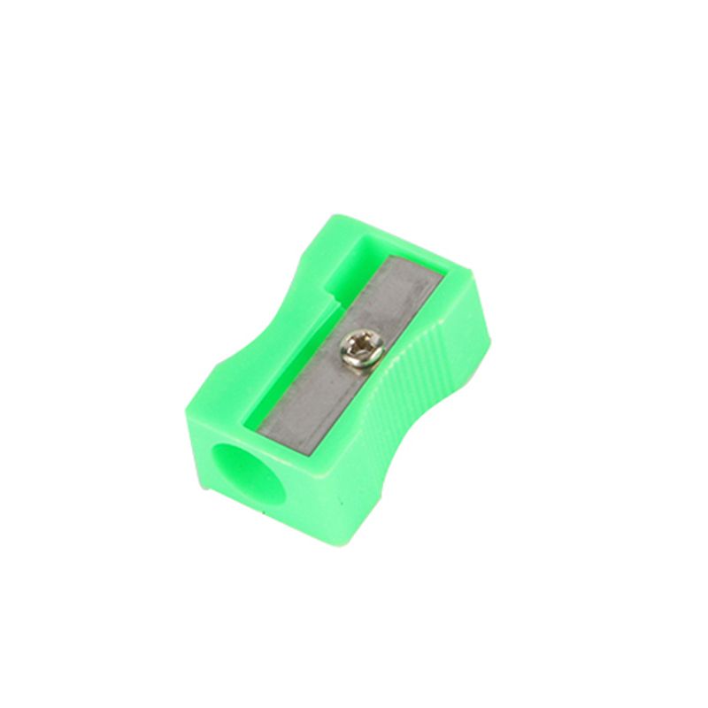 Plastic Pencil Sharpeners Eyebrow Lip Liner Eyeliner Pencil Cutting  5 Colors Optical Office School Stationery Gift 2 Pcs Green
