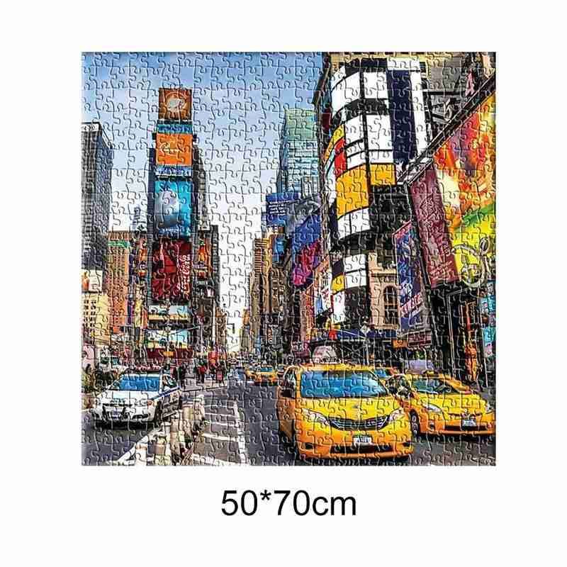 1000 Pieces Adults Puzzles New York Time Square Jigsaw