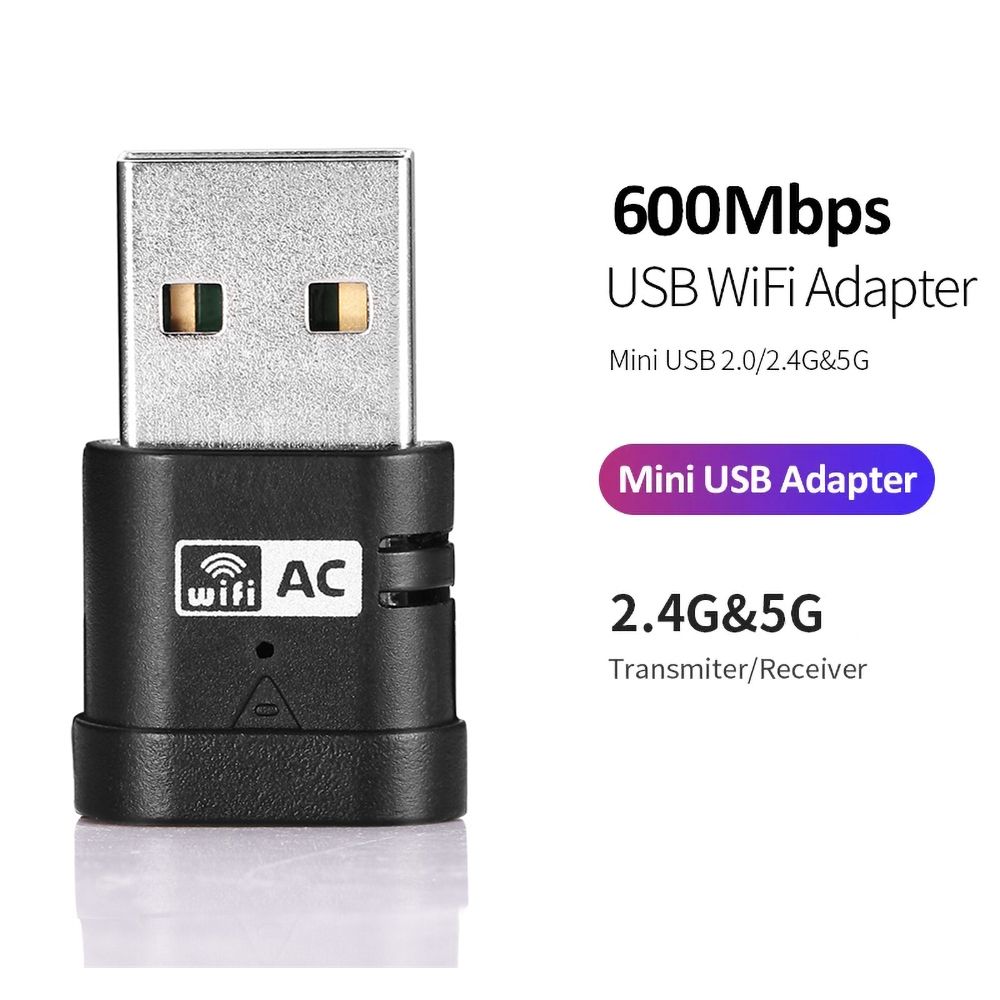 Kebidu USB Wifi Adapter 5.8GHz+2.4GHz Wi-fi Receiver High