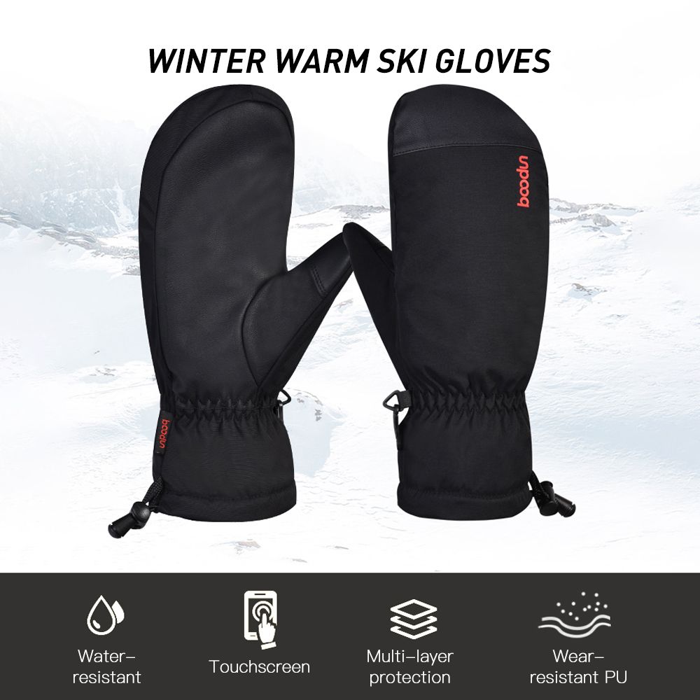 Winter Warm Gloves Windproof Water-Resistant Snow