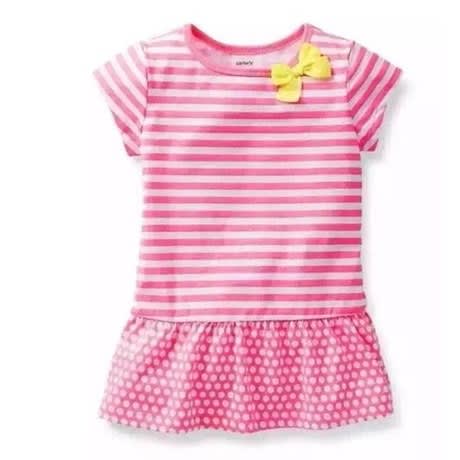 Girl's Stripe Top - Pink