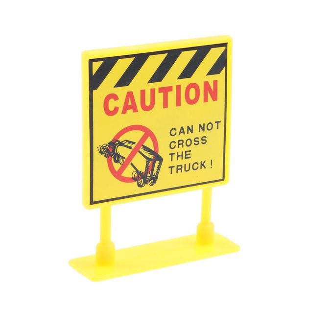 9Pcs Road Construct1/50 Traffic Signpost Model Toy For Mini Scenery