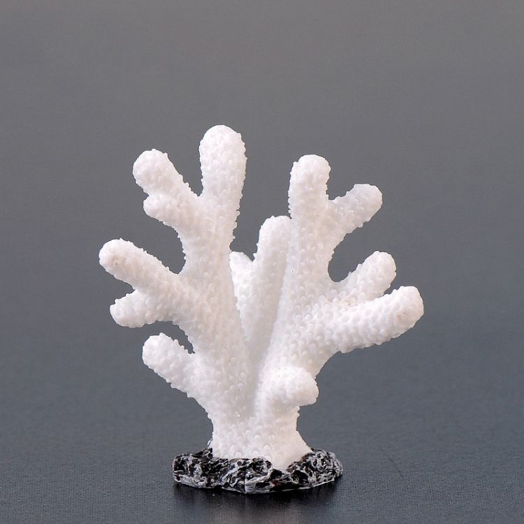 10 PCS Simulation Resin Coral , Colour: No. 3 White