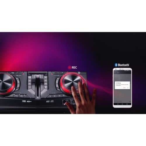 Party Accelerator - Karaoke Star - BLUETOOTH BASS SYSTEM - 2350w  - Multi Color Lighting
