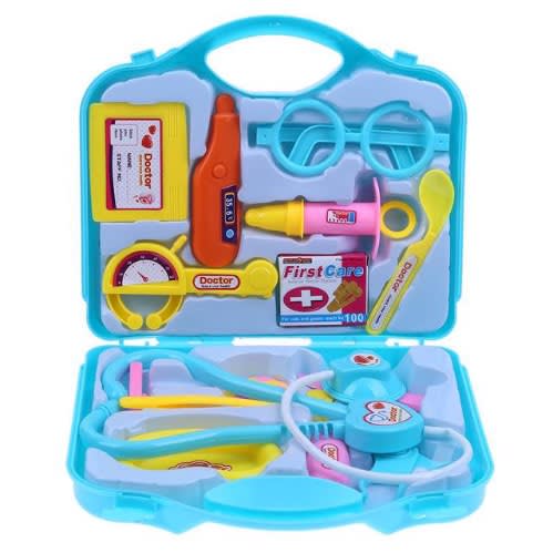 Kids Doctor Kit Playset - Blue