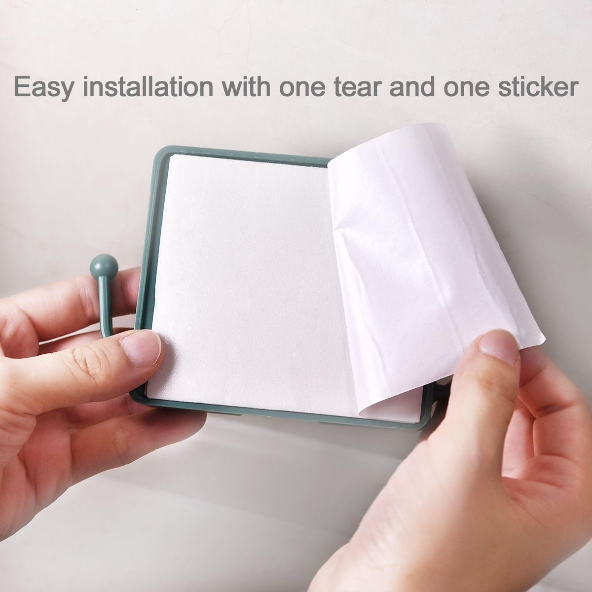 1PC Wall Mount Phone Holder Yellow