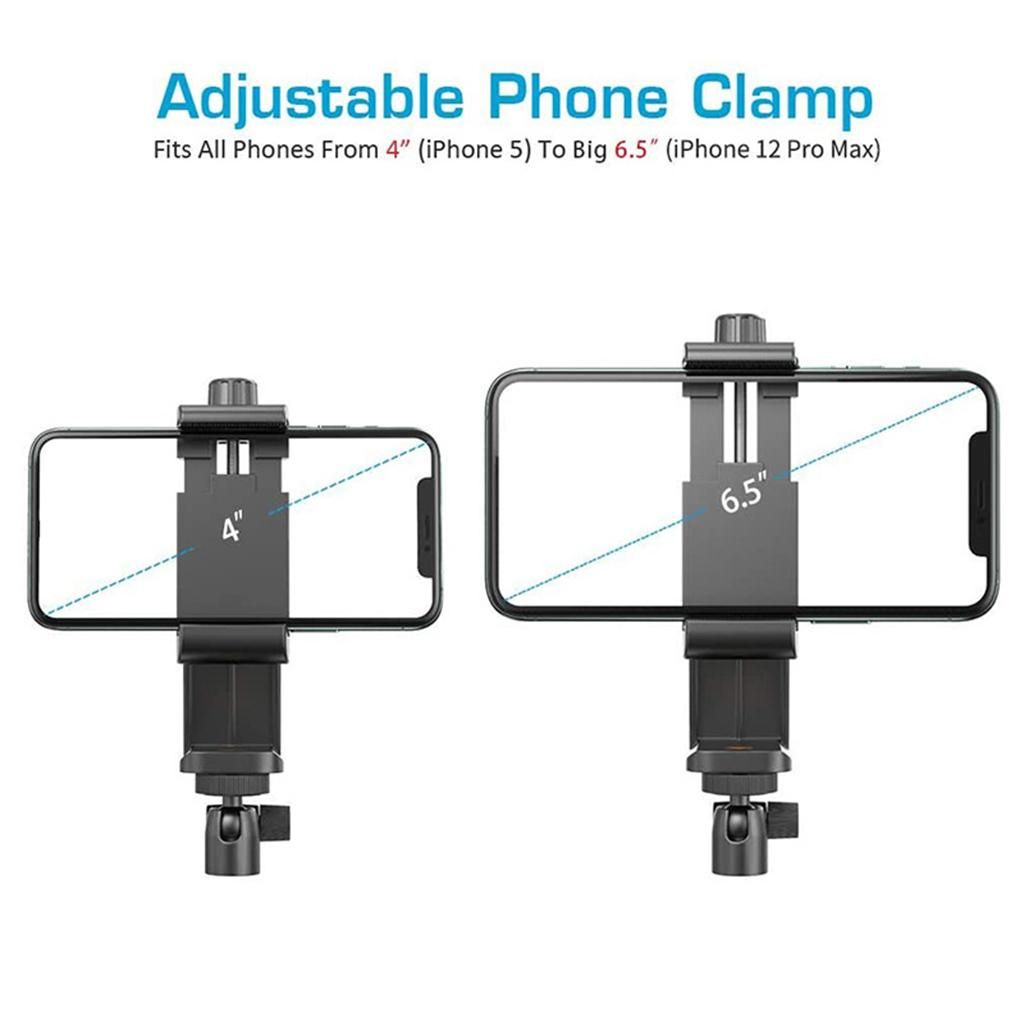 Phone Tripod Adapter Rotatable With 1/4 Thread Bracket For
