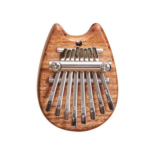 K Mba 8 Keys Thumb Piano Great Sound Finger Keyboard Musi Al Instrument-brown- At