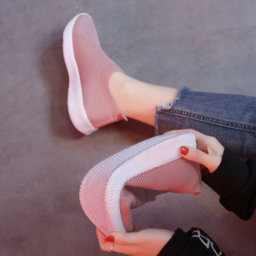 Women Running Sneakers Breathable Mesh Socks Shoes