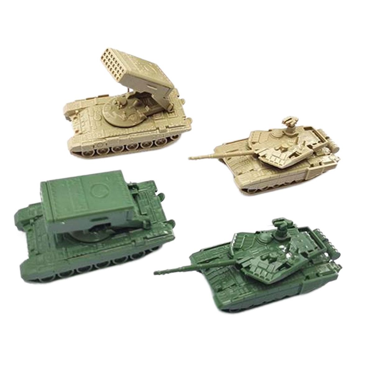 4 Pieces 1/144 Tank Rocket Launchers Model Party Favors