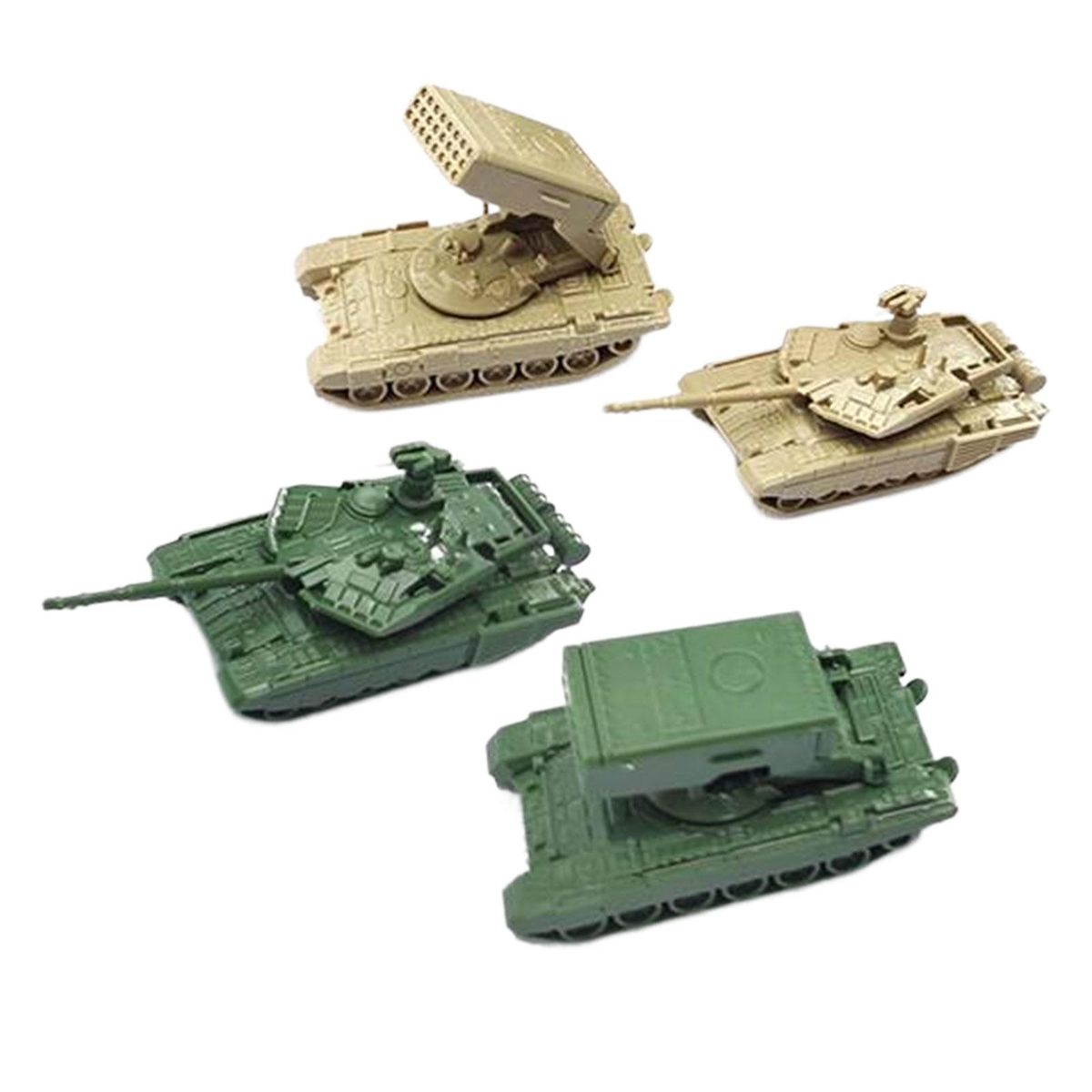 4 Pieces 1/144 Tank Rocket Launchers Model Party Favors