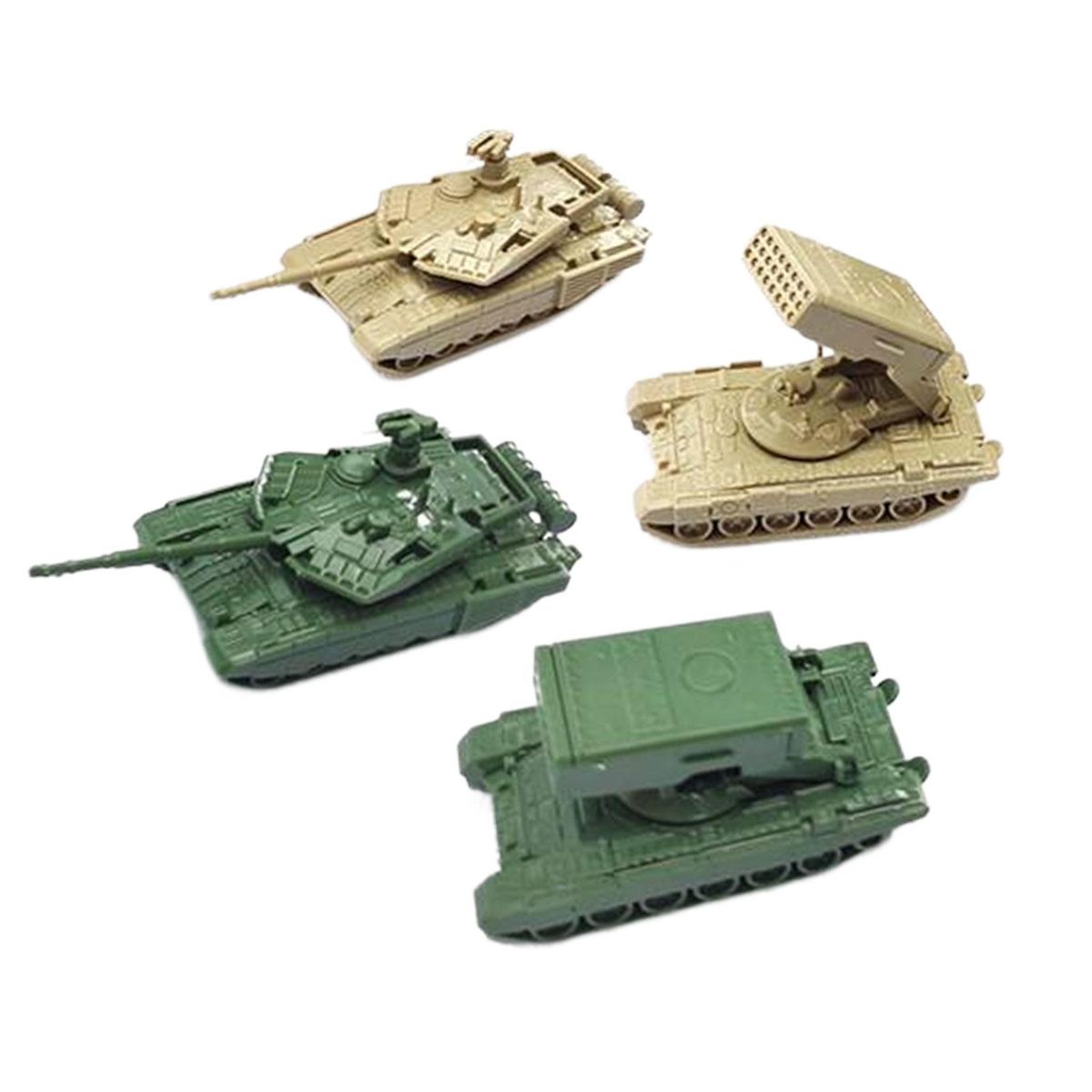 4 Pieces 1/144 Tank Rocket Launchers Model Party Favors