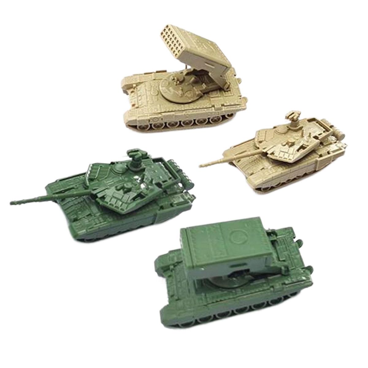 4 Pieces 1/144 Tank Rocket Launchers Model Party Favors