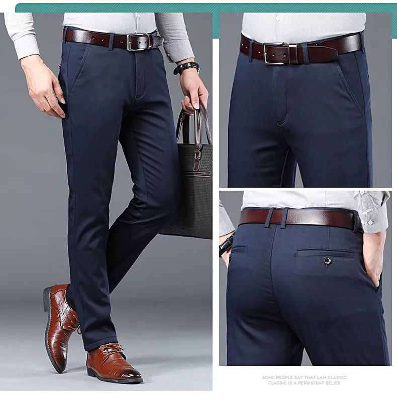 Smart Stock Chinos Pant For Men - Blue